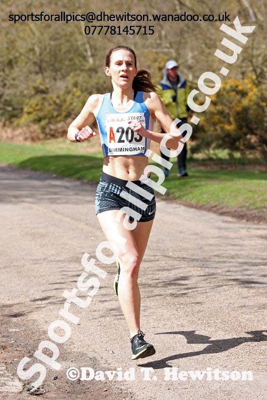 Senior womens English National 6 Stage Road Relay, 2016 English National 12 and 6 Stage Road Relays, Sutton Coldfield, Birmingham. Photo: David T. Hewitson/Sports for All Pics